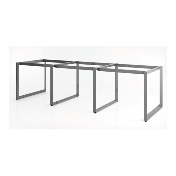 Chân bàn sắt tam giác hệ Rectangle cụm 6 chỗ ngồi: SG - T03